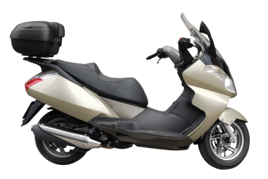 Bagajı şeffaf scooter