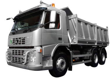 gümüş ağır kamyon şeffaf