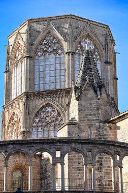 Valencia, İspanya 'daki Terkedilmiş Bakire Kulesi Bazilikası.