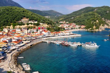 Parga turizm beldesi, Yunanistan, yaz mevsimi, manzara