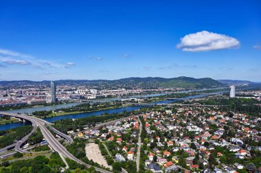 Viyana şehir manzarası, Tuna Kulesi manzarası