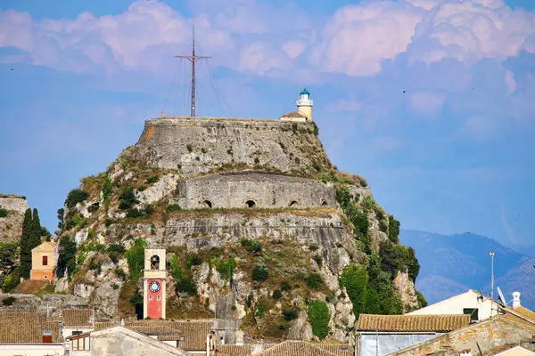 Eski Korfu kalesi ve saat kulesi, Korfu şehri, Yunanistan