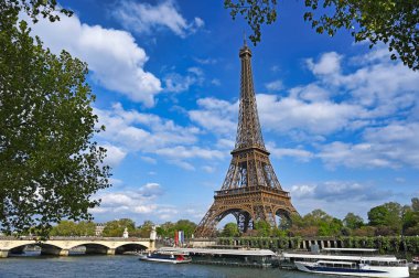 Eyfel Kulesi, Seine Nehri kıyısı, Paris, Fransa