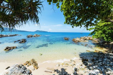 Hint Okyanusu 'ndaki güzel manzara, Maldivler Adaları