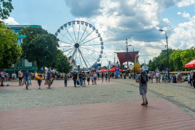 Kolobrzeg, Batı Pomeranya, Polonya 15 Temmuz 2024 - Kolobrzeg Bulvarı