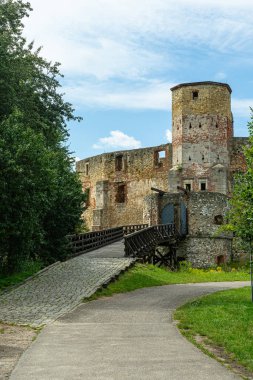 Siewierz, Silepsia, Polonya 11 Ağustos 2024 - Siewierz Şatosu, Polonya