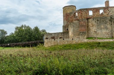 Siewierz, Silepsia, Polonya 11 Ağustos 2024 - Siewierz Şatosu, Polonya