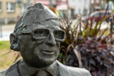Siewierz, SIlesia, Polonya 11 Ağustos 2024 Siewierz kasabasındaki Mazowsze Anıtı