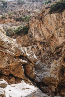 Steep hill as seen from the bottom of Jacob's Canyon at Rhodes Island