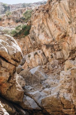Steep hill as seen from the bottom of Jacob's Canyon at Rhodes Island