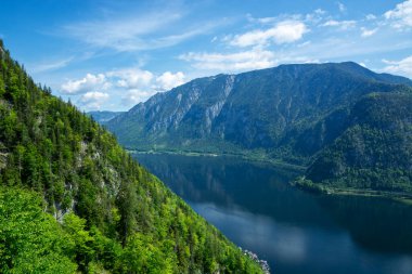 Hallsatter Gölü Alpler, Avusturya 'da üst görünüm