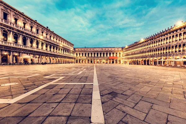 Площадь Святого Марка Венеции Италия Рассвете — стоковое фото