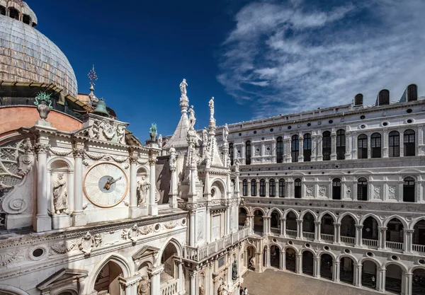 Palazzo Ducale Doge Palace Basiliek San Marco Venetië Italië Historisch — Stockfoto