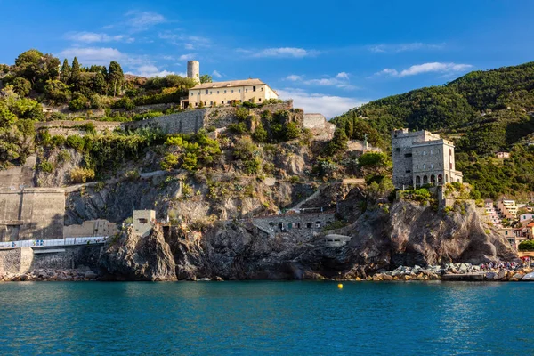 Cinque Terre Küste Mit Monterosso Mare Dorf Italien Sommer — Stockfoto