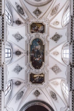 Church of Saint Mary of the Rosary Gesuati interior in Venice, Italy clipart