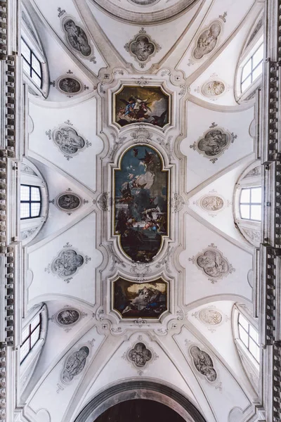 Kerk Van Sint Maria Van Rozenkrans Gesuati Interieur Venetië Italië — Stockfoto