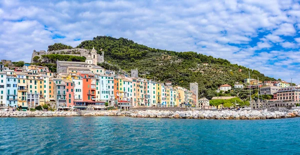 Marina Von Porto Venere Italien Blick Vom Meer — Stockfoto