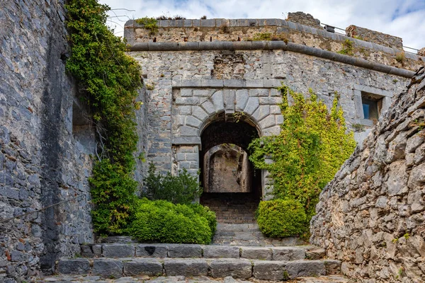 Scări Antice Castelul Doria Din Porto Venere Italia Arhitectură Istorică — Fotografie, imagine de stoc