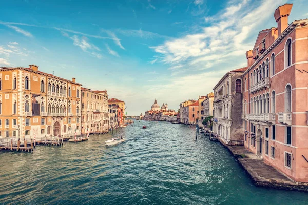 Grand Canal Salute Bazilika Velencében Olaszországban Kilátás Bazilikára Santa Maria — Stock Fotó