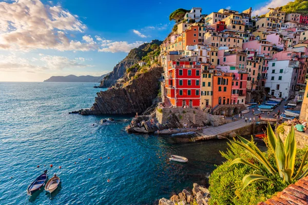 이탈리아의 테레에 리구리아 해안의 인기있는 관광지 — 스톡 사진