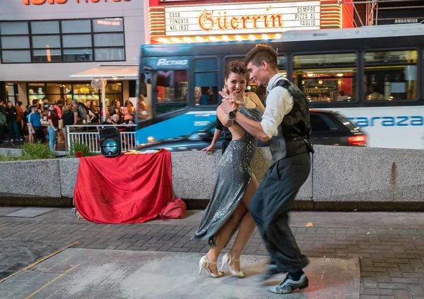 Buenos Aires Argentina 2022 Tango Corrientes Street Day Beforeof Argentine — Stock Photo, Image