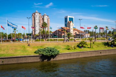 Tigre, Argentina - February 21, 2023: central square