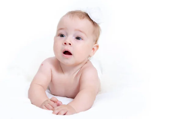 Mutlu Bebek Arka Planda — Stok fotoğraf