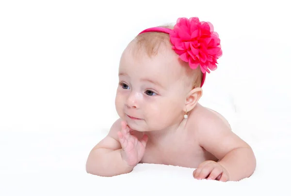 Bebé Feliz Sobre Fondo Claro — Foto de Stock
