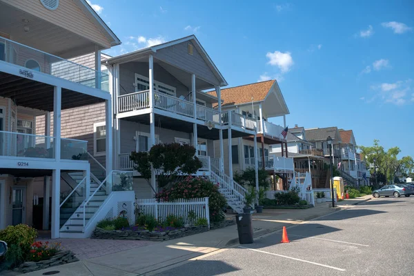 Boardwalk Chesapeake Bay Homes North Beach Maryland — Stock Photo, Image