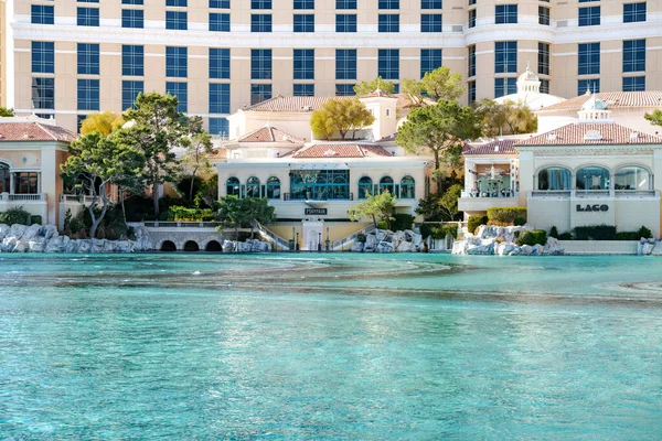 Fantan Pond Buurt Van Het Belagio Hotel Las Vegas Promenade — Stockfoto