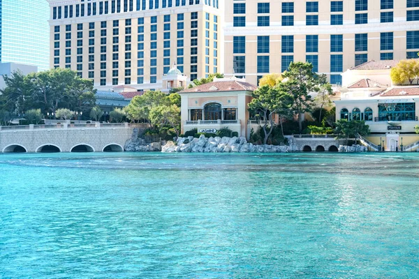 Fantan Teich Der Nähe Des Belagio Hotels Las Vegas Promenade — Stockfoto