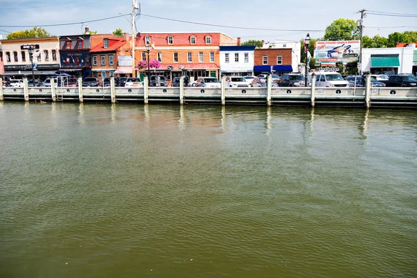 Port Ulica Turystyczna Starego Miasta Annapolis Maryland — Zdjęcie stockowe
