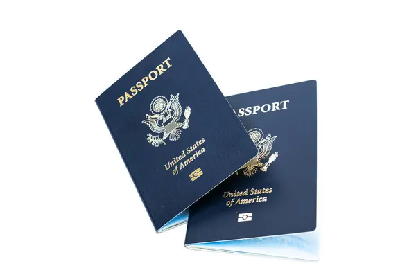 Passeport Citoyen Américain Isolé Sur Fond Blanc Images De Stock Libres De Droits