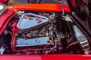 Amerikan otomobil motoru 1959 Chevrolet Corvette Üstü açılabilir 