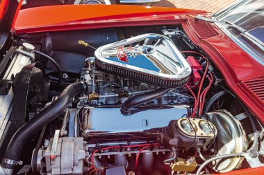 Amerikan otomobil motoru 1959 Chevrolet Corvette Üstü açılabilir 