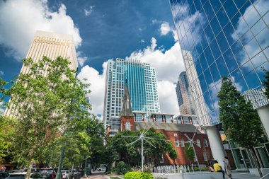 Charlotte, NC 'deki büyük ofis binaları..