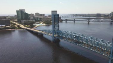 John T. Alsop Metal Köprüsü, Jacksonville, Florida İnsansız Hava Aracı.
