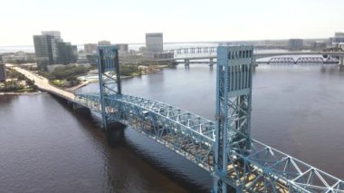 John T. Alsop Metal Köprüsü, Jacksonville, Florida İnsansız Hava Aracı.