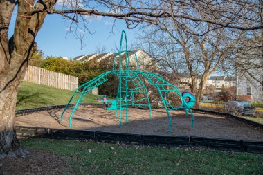 Leesburg 'un normal toplumunda yumuşak yüzey oyun alanı. Virginia.