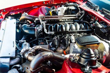 Üçüncü nesil Chevrolet Camaro Z28 'in yakın çekimi..