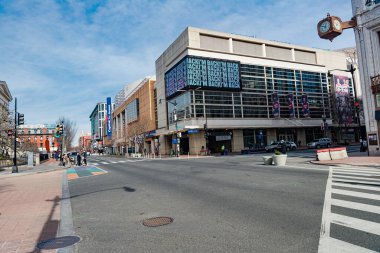 Stadyum manzarası ve Washington DC 'deki CAPITAL One ArENA için imza..