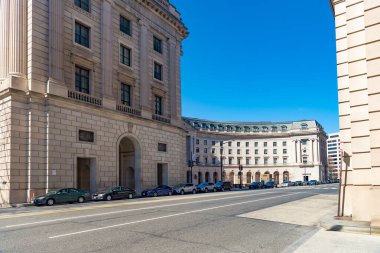 Washington DC iş bölgesindeki Ronald Reagan Uluslararası Ticaret Merkezi binası..