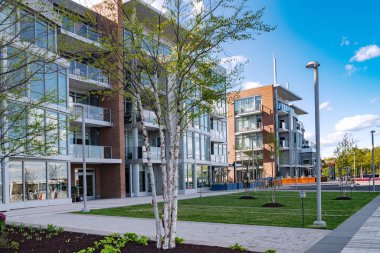 Annapolis, Maryland 'deki Modern Rıhtım Apartmanı.
