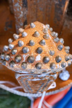 Matkap uçları. Matkap ucu kuyudan çıkarıldı..