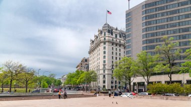 ABD başkentinin manzarası. Washington DC 'nin şehir merkezi.
