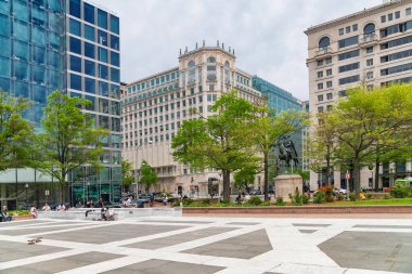 Washington D.C. Merkez Bölgesi. Pennsylvania Bulvarı ABD başkentinin karakteristik mimarisi..