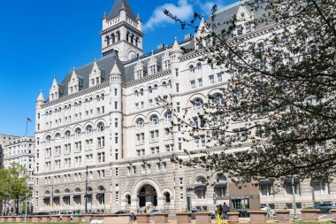 Washington D.C. 'de şehir merkezinde. ABD başkentinin mimarisi.