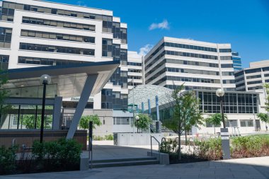 Washington DC yakınlarındaki Tysons Virginia 'daki Greensboro Metro İstasyonu.