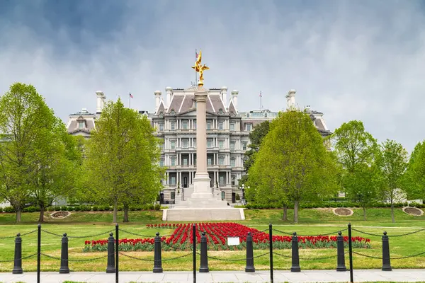 Washington 'da yeşil sokaklar ve gösterişli mimari.