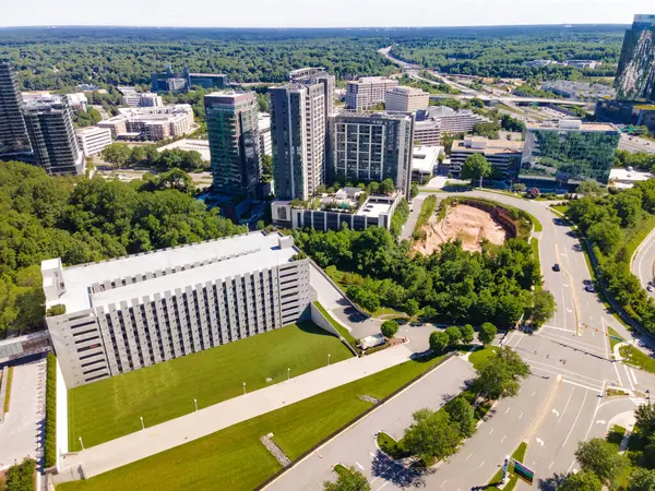 Tysonlar Köşe Modern şehir Kuş bakışı.